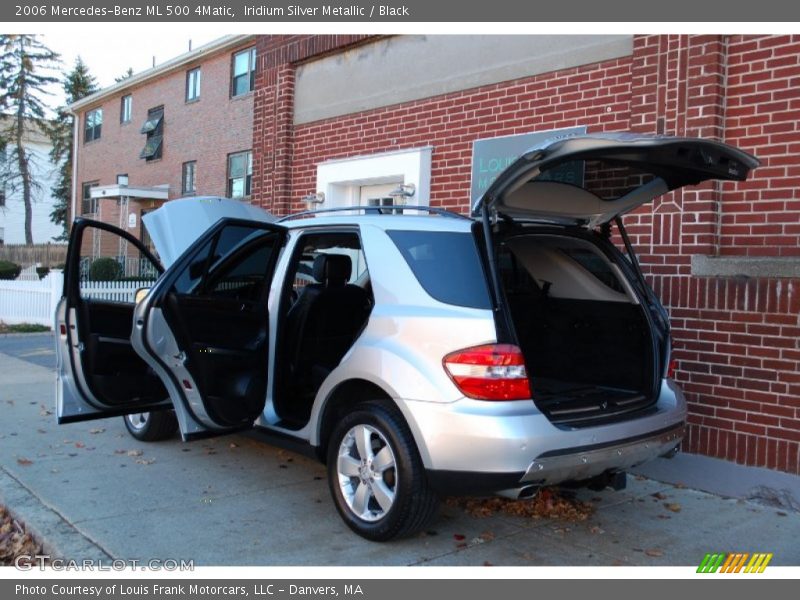 Iridium Silver Metallic / Black 2006 Mercedes-Benz ML 500 4Matic