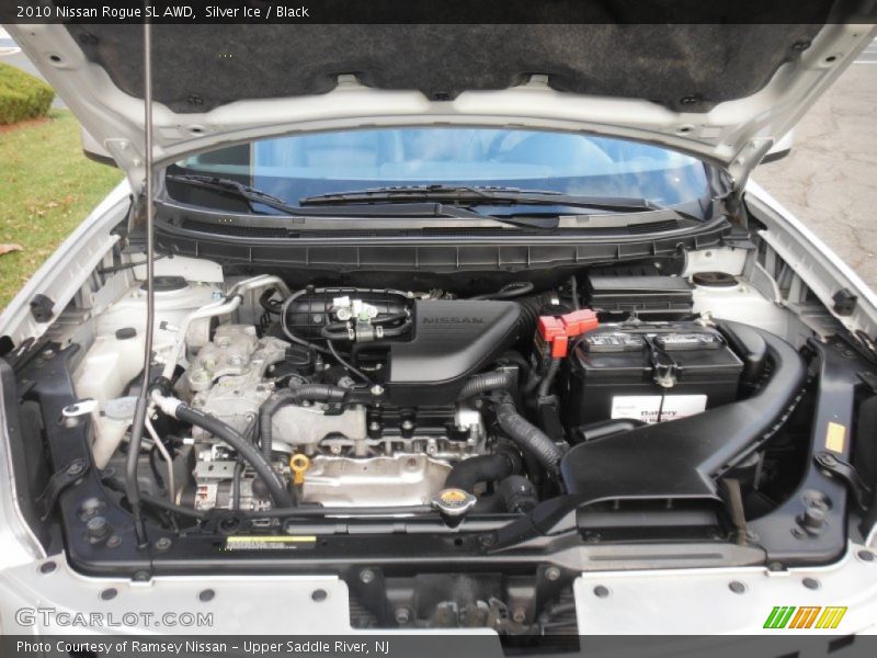 Silver Ice / Black 2010 Nissan Rogue SL AWD