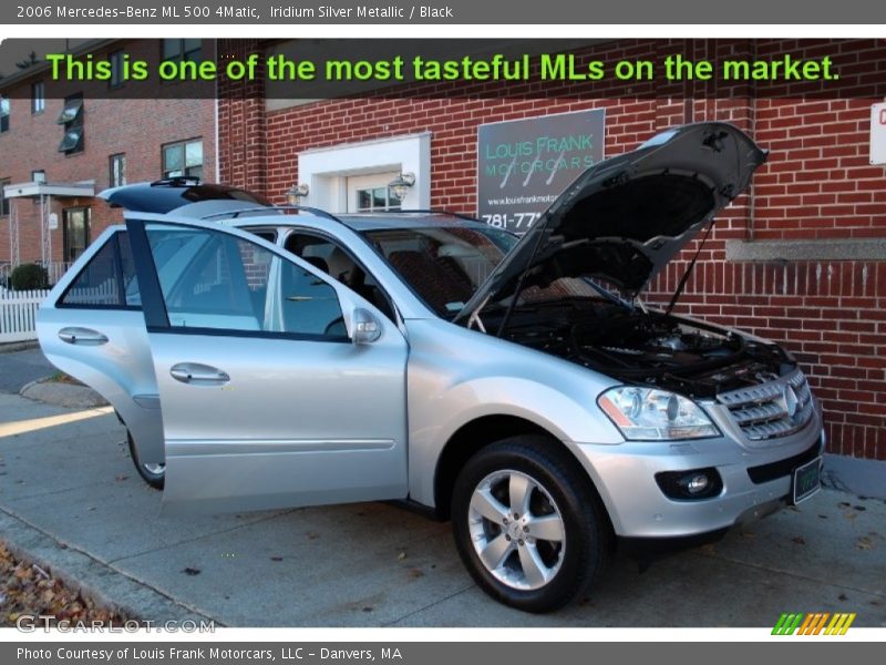 Iridium Silver Metallic / Black 2006 Mercedes-Benz ML 500 4Matic
