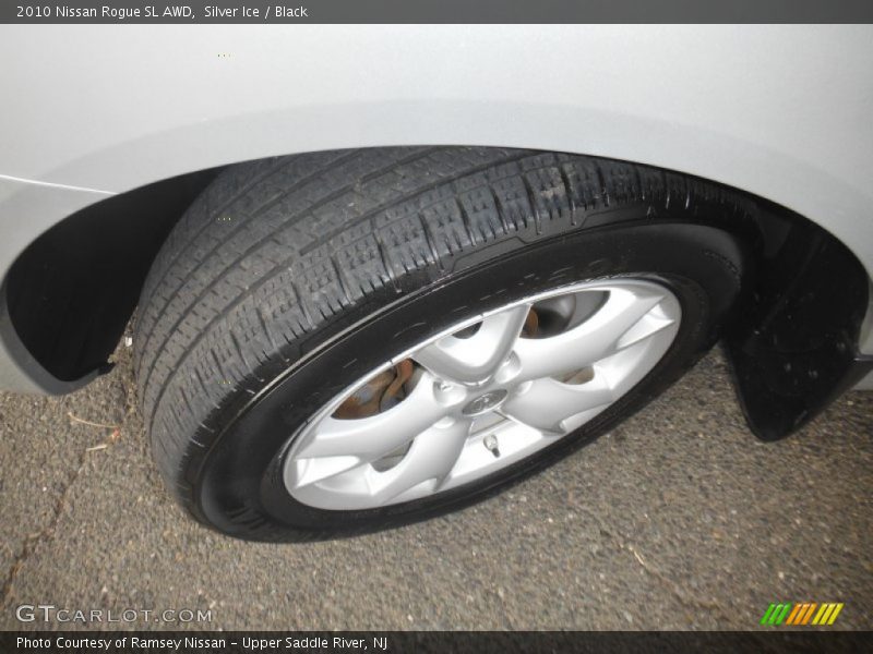 Silver Ice / Black 2010 Nissan Rogue SL AWD
