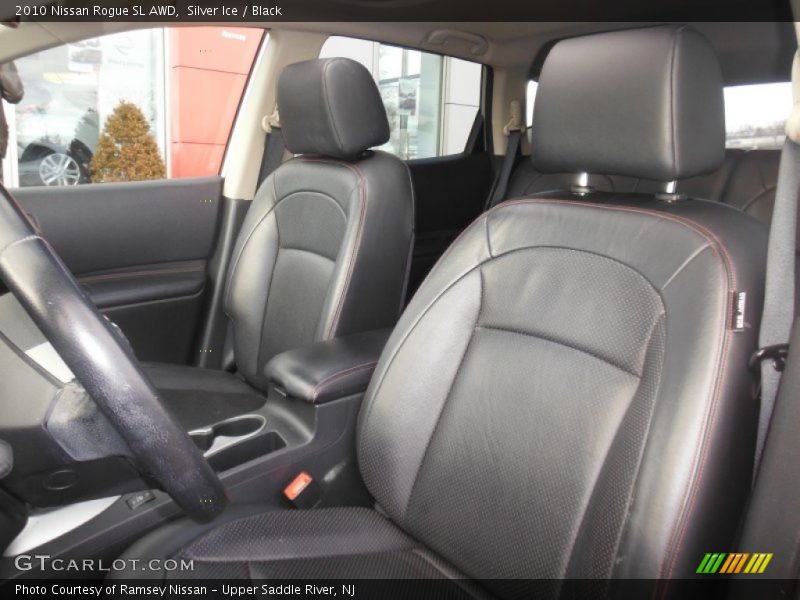 Silver Ice / Black 2010 Nissan Rogue SL AWD