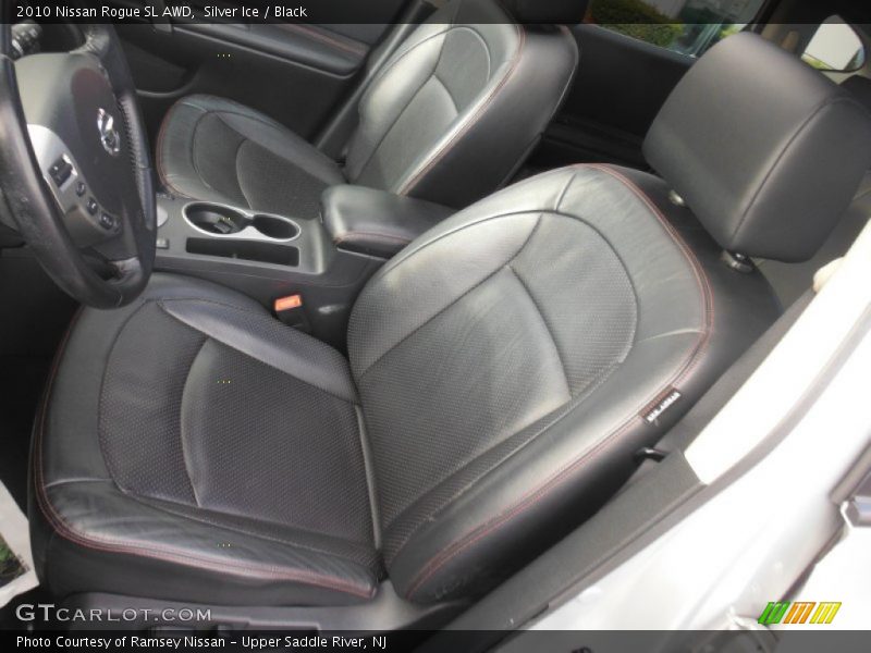 Silver Ice / Black 2010 Nissan Rogue SL AWD