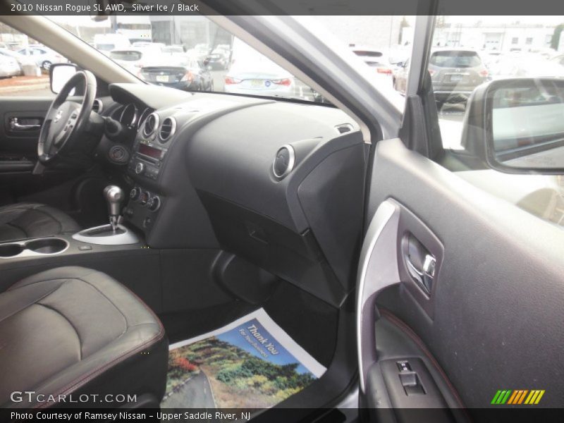 Silver Ice / Black 2010 Nissan Rogue SL AWD