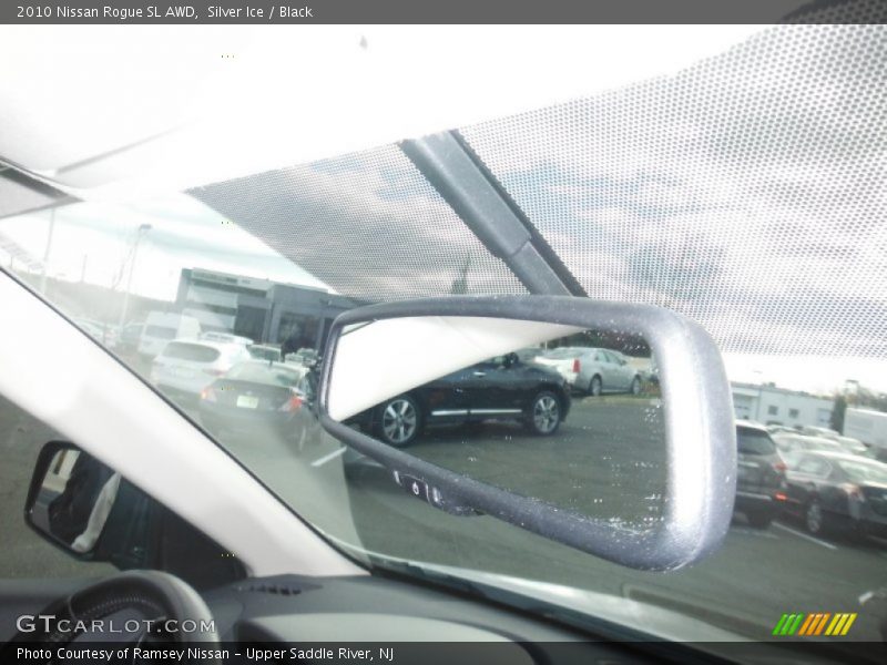 Silver Ice / Black 2010 Nissan Rogue SL AWD