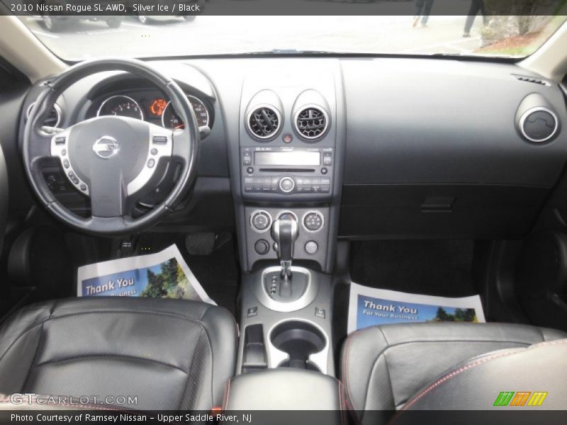 Silver Ice / Black 2010 Nissan Rogue SL AWD