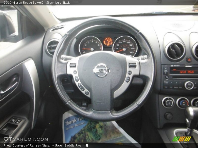 Silver Ice / Black 2010 Nissan Rogue SL AWD