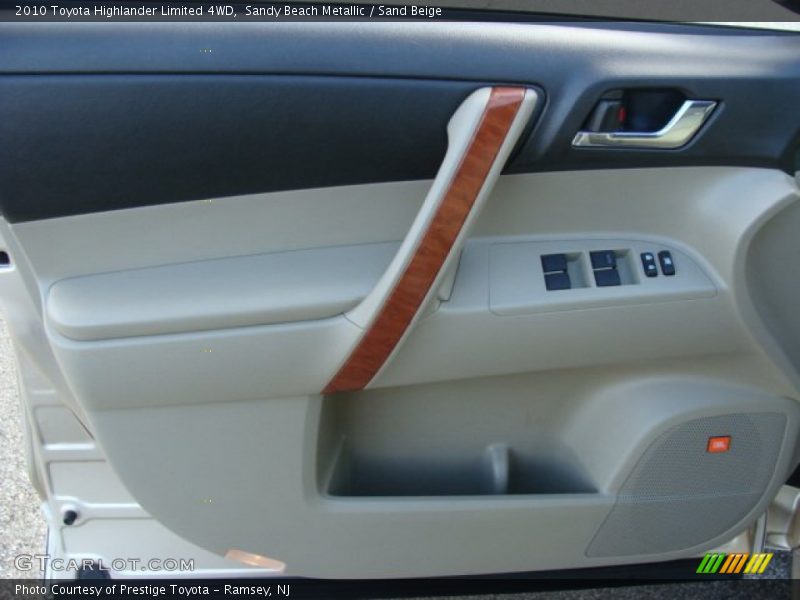 Sandy Beach Metallic / Sand Beige 2010 Toyota Highlander Limited 4WD