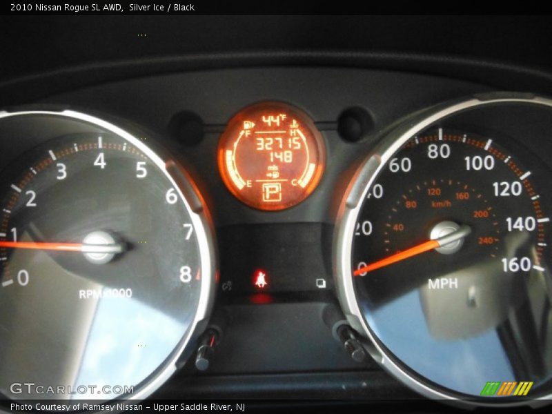 Silver Ice / Black 2010 Nissan Rogue SL AWD