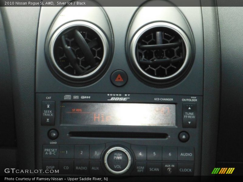 Silver Ice / Black 2010 Nissan Rogue SL AWD