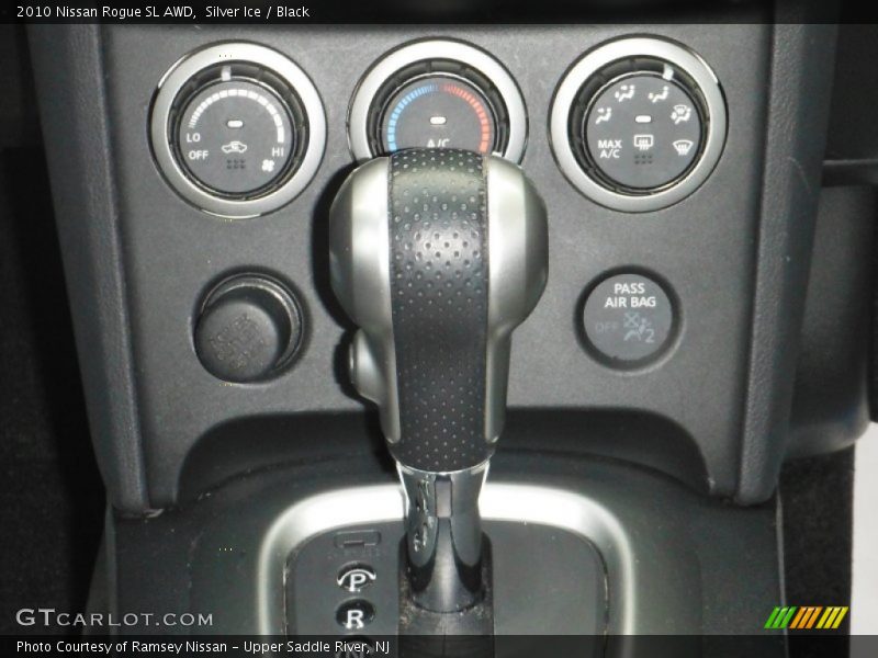 Silver Ice / Black 2010 Nissan Rogue SL AWD