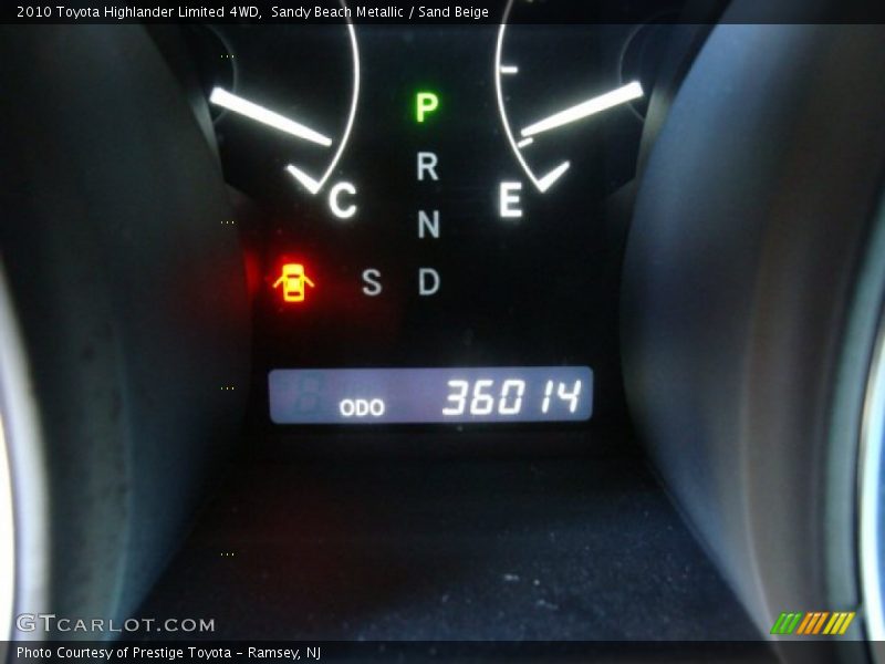 Sandy Beach Metallic / Sand Beige 2010 Toyota Highlander Limited 4WD