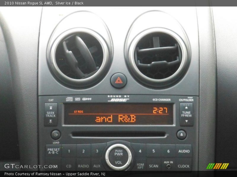 Silver Ice / Black 2010 Nissan Rogue SL AWD