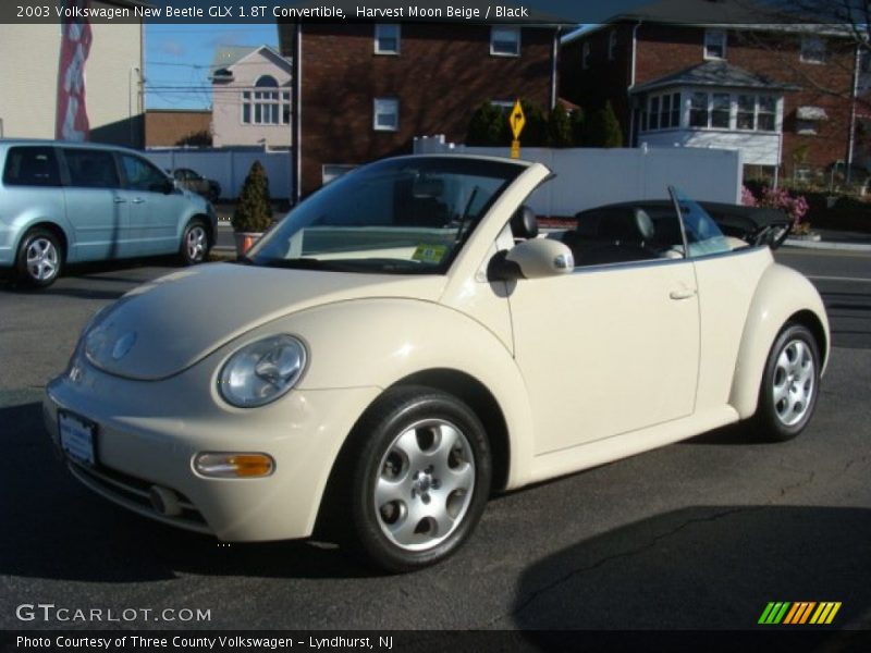 Harvest Moon Beige / Black 2003 Volkswagen New Beetle GLX 1.8T Convertible