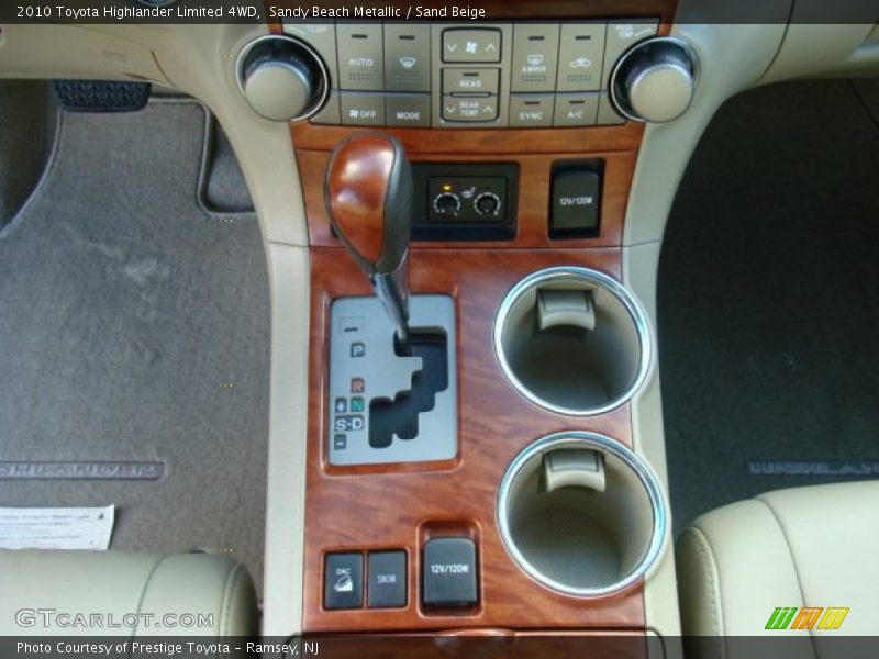 Sandy Beach Metallic / Sand Beige 2010 Toyota Highlander Limited 4WD