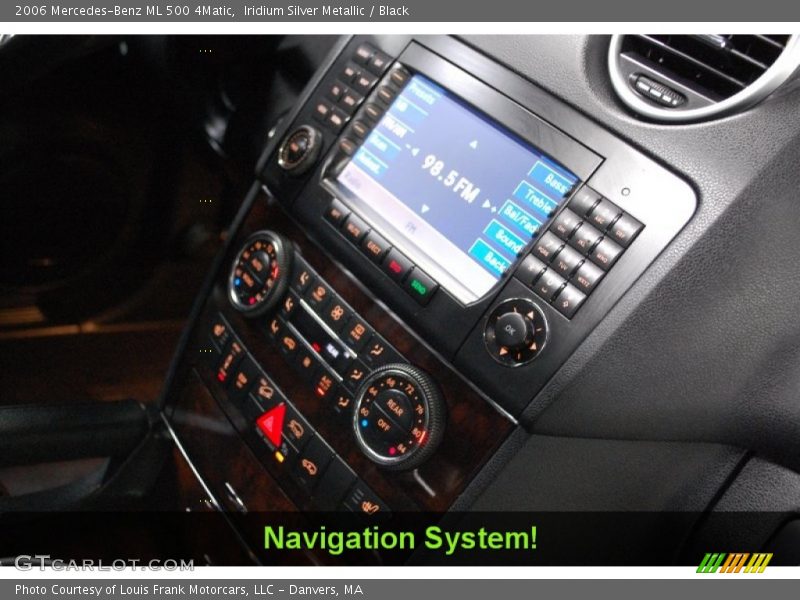 Iridium Silver Metallic / Black 2006 Mercedes-Benz ML 500 4Matic