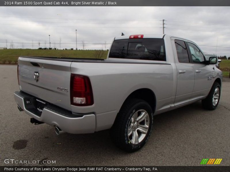 Bright Silver Metallic / Black 2014 Ram 1500 Sport Quad Cab 4x4