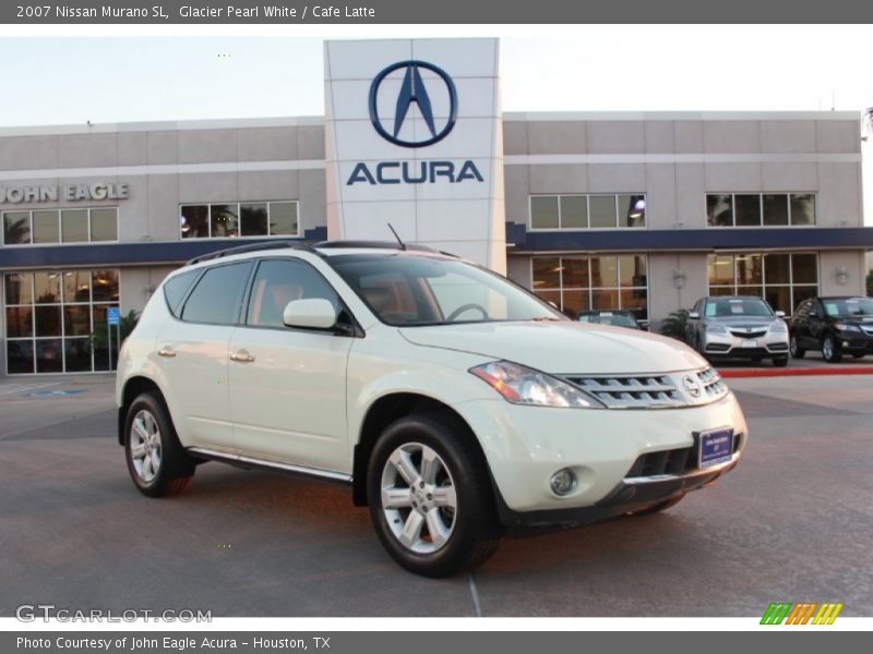 Glacier Pearl White / Cafe Latte 2007 Nissan Murano SL