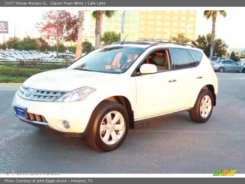 Glacier Pearl White / Cafe Latte 2007 Nissan Murano SL