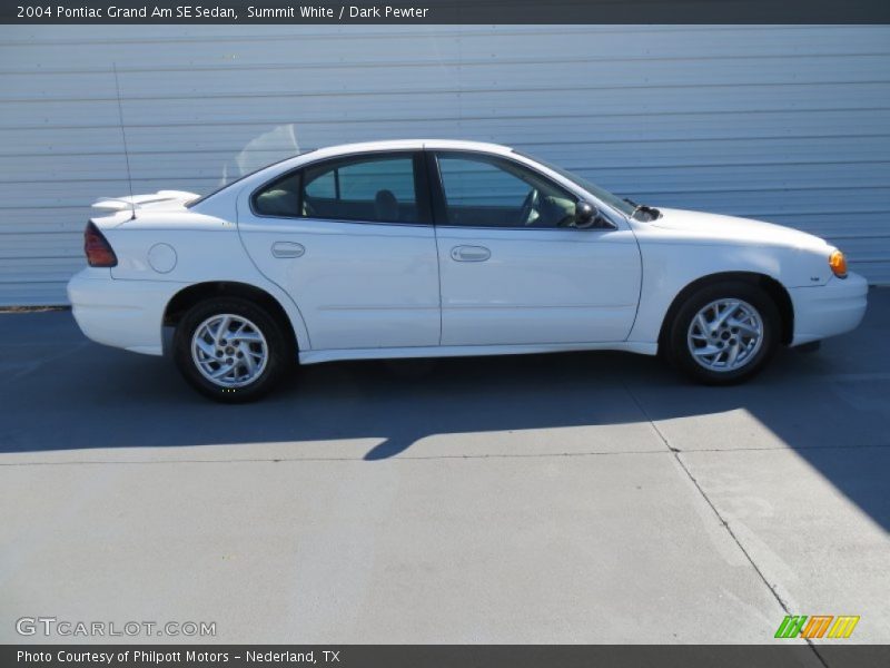 Summit White / Dark Pewter 2004 Pontiac Grand Am SE Sedan