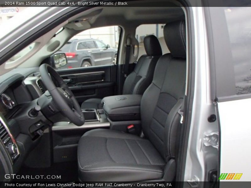 Front Seat of 2014 1500 Sport Quad Cab 4x4