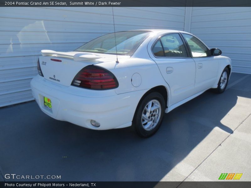 Summit White / Dark Pewter 2004 Pontiac Grand Am SE Sedan