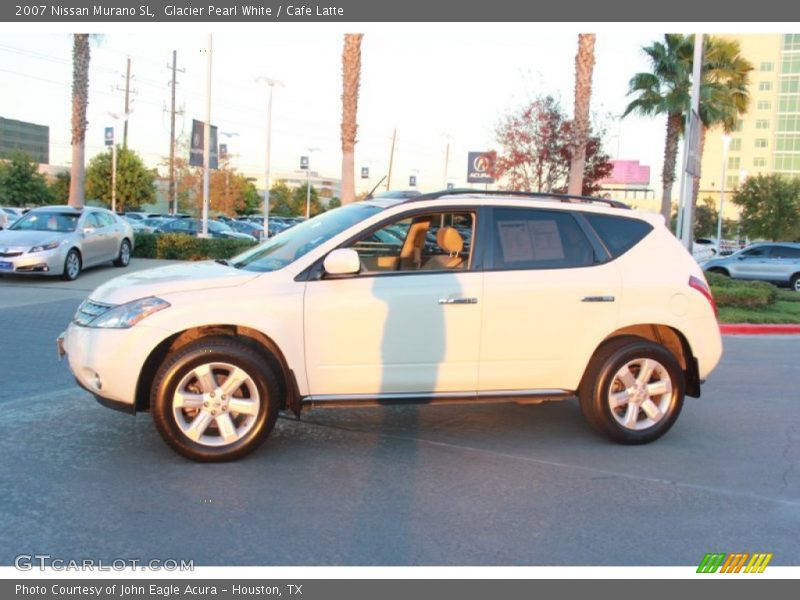 Glacier Pearl White / Cafe Latte 2007 Nissan Murano SL