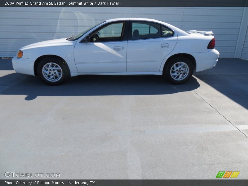Summit White / Dark Pewter 2004 Pontiac Grand Am SE Sedan