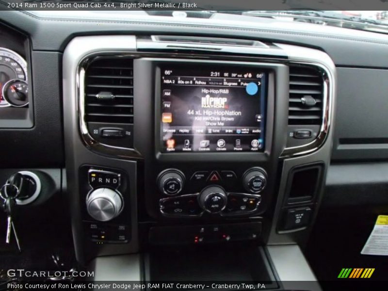 Bright Silver Metallic / Black 2014 Ram 1500 Sport Quad Cab 4x4