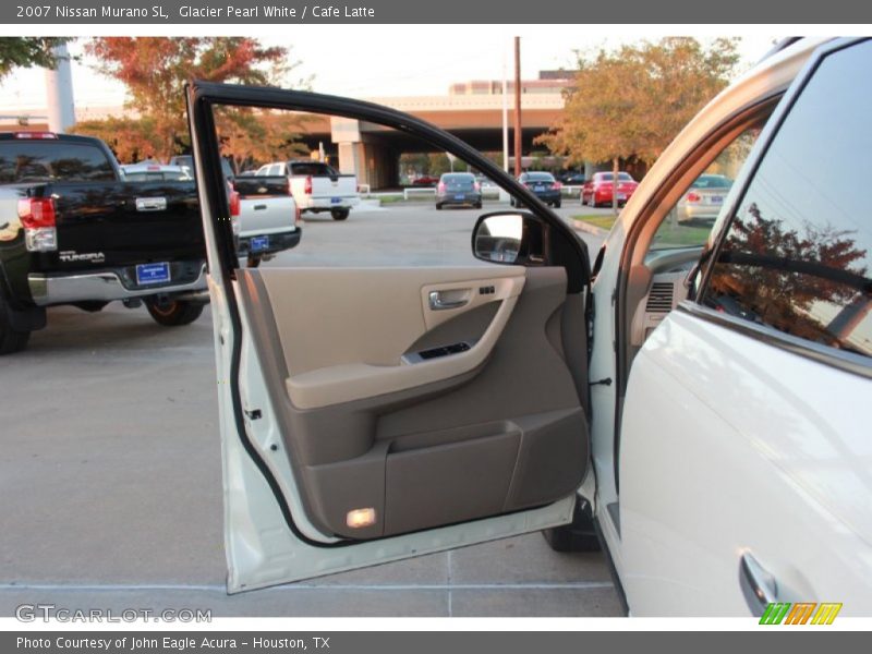 Glacier Pearl White / Cafe Latte 2007 Nissan Murano SL