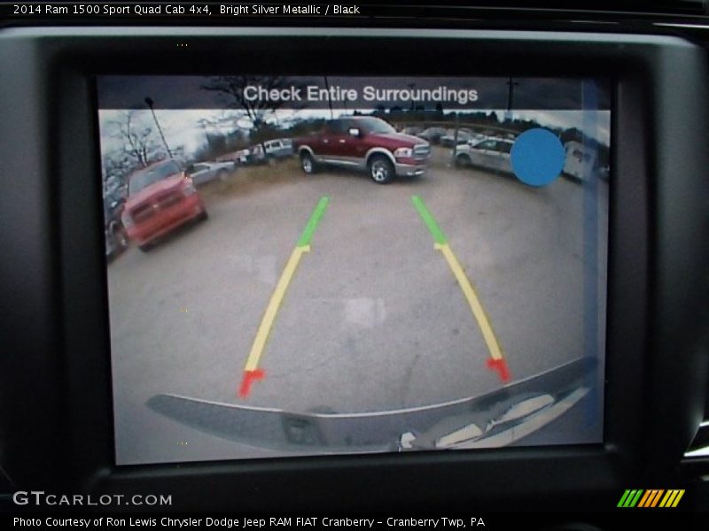 Bright Silver Metallic / Black 2014 Ram 1500 Sport Quad Cab 4x4