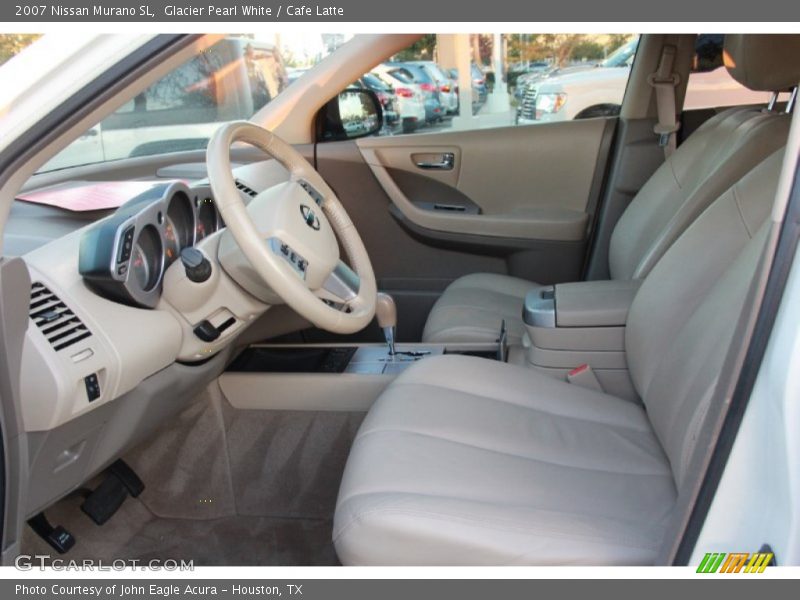 Glacier Pearl White / Cafe Latte 2007 Nissan Murano SL