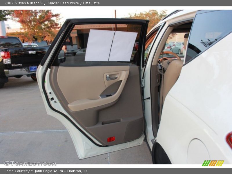 Glacier Pearl White / Cafe Latte 2007 Nissan Murano SL
