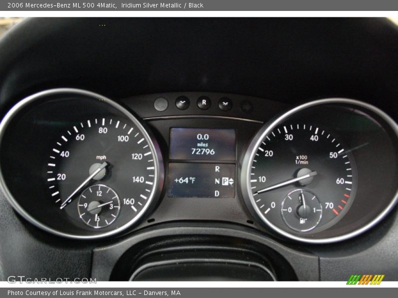 Iridium Silver Metallic / Black 2006 Mercedes-Benz ML 500 4Matic