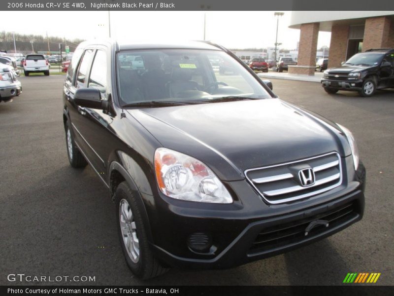 Nighthawk Black Pearl / Black 2006 Honda CR-V SE 4WD