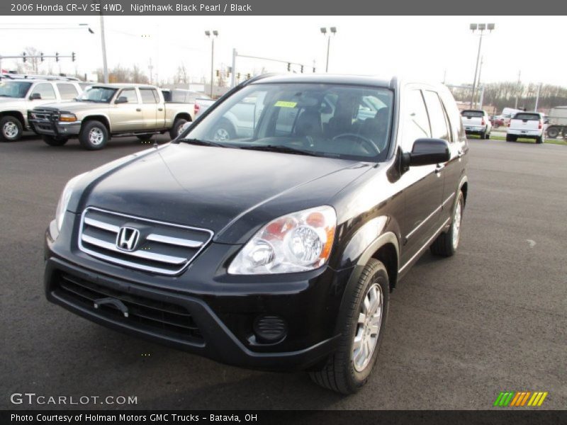 Nighthawk Black Pearl / Black 2006 Honda CR-V SE 4WD