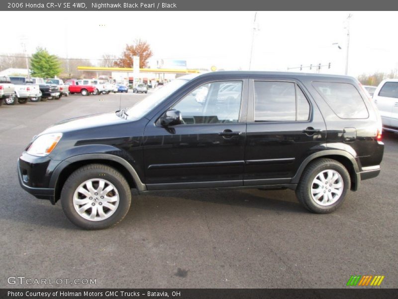 Nighthawk Black Pearl / Black 2006 Honda CR-V SE 4WD