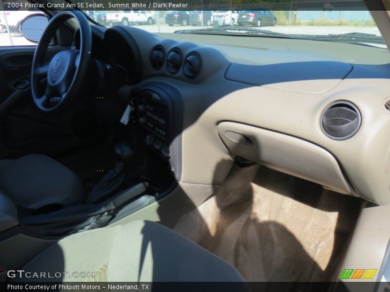 Summit White / Dark Pewter 2004 Pontiac Grand Am SE Sedan