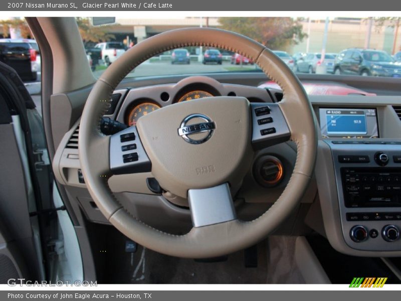 Glacier Pearl White / Cafe Latte 2007 Nissan Murano SL