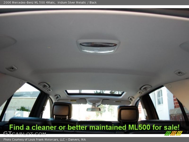 Iridium Silver Metallic / Black 2006 Mercedes-Benz ML 500 4Matic