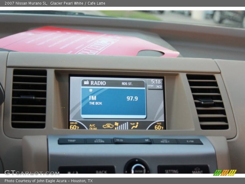 Glacier Pearl White / Cafe Latte 2007 Nissan Murano SL