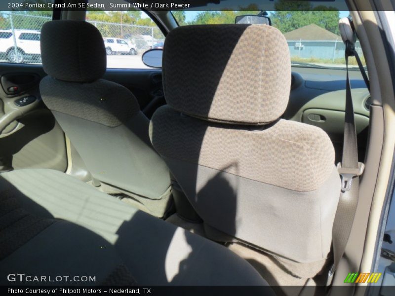Summit White / Dark Pewter 2004 Pontiac Grand Am SE Sedan