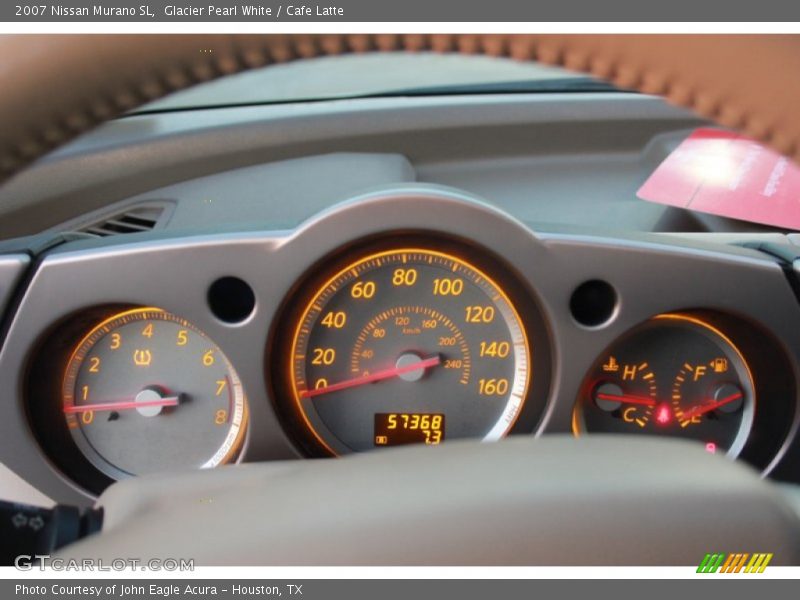 Glacier Pearl White / Cafe Latte 2007 Nissan Murano SL