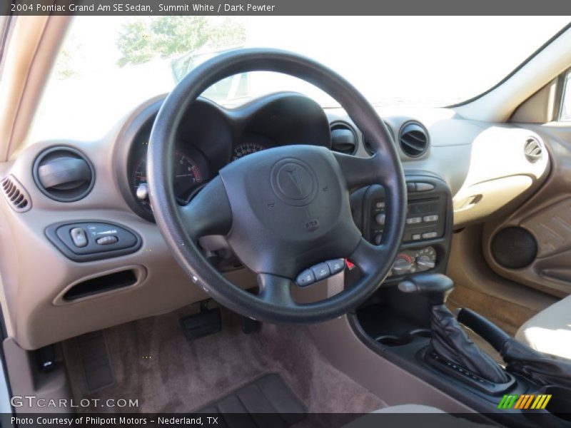 Summit White / Dark Pewter 2004 Pontiac Grand Am SE Sedan