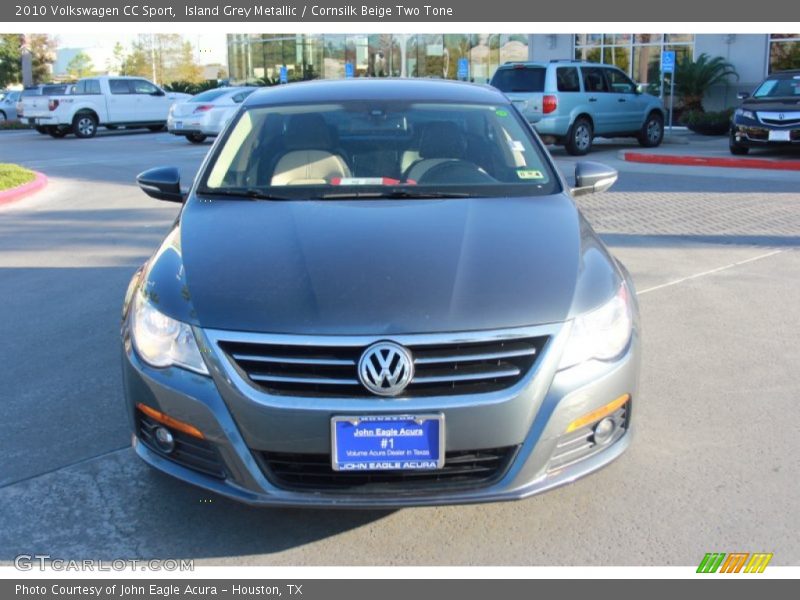 Island Grey Metallic / Cornsilk Beige Two Tone 2010 Volkswagen CC Sport