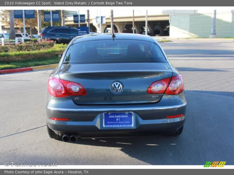 Island Grey Metallic / Cornsilk Beige Two Tone 2010 Volkswagen CC Sport
