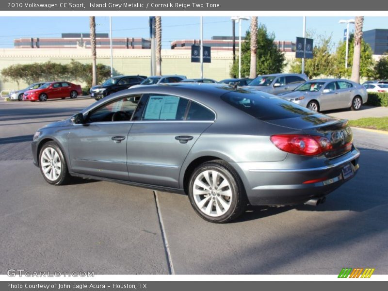 Island Grey Metallic / Cornsilk Beige Two Tone 2010 Volkswagen CC Sport