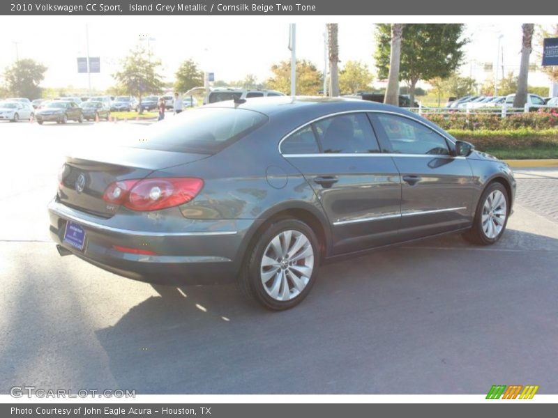 Island Grey Metallic / Cornsilk Beige Two Tone 2010 Volkswagen CC Sport