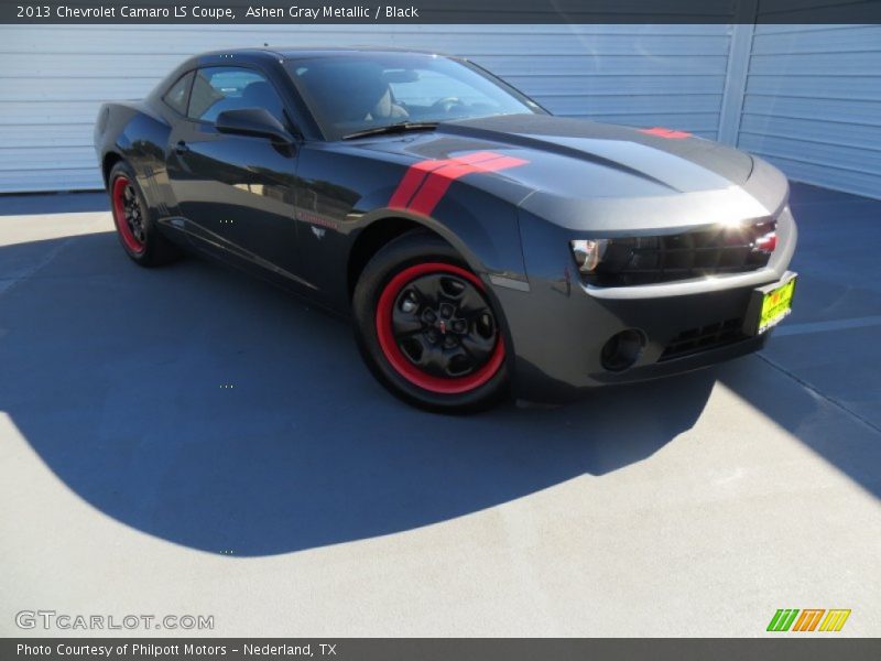 Ashen Gray Metallic / Black 2013 Chevrolet Camaro LS Coupe