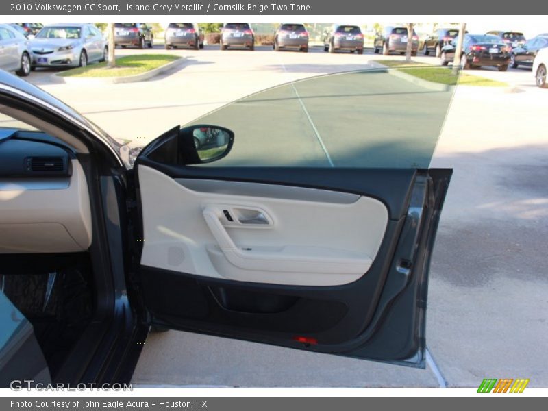Island Grey Metallic / Cornsilk Beige Two Tone 2010 Volkswagen CC Sport