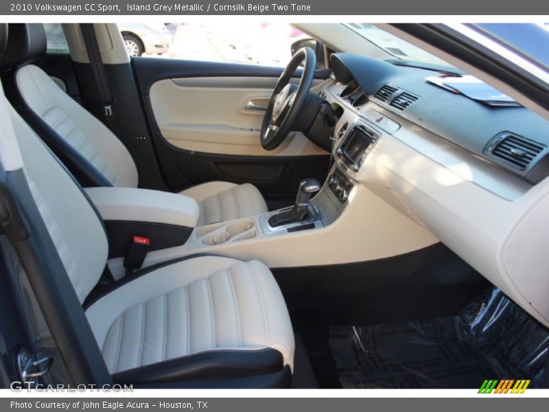 Island Grey Metallic / Cornsilk Beige Two Tone 2010 Volkswagen CC Sport